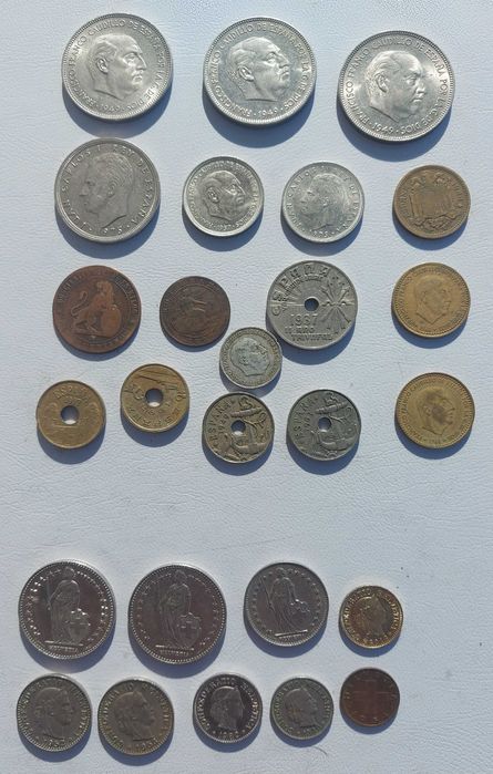 Moedas varios países