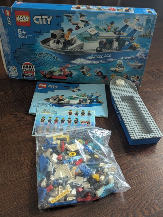 Конструктор Лего city 60277 Катер поліцейського патруля