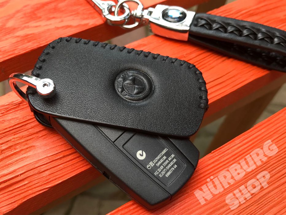 Чехол для ключа БМВ Е60 Е61 Е70 Е71 Е84 Е87 Е90 Е91 Е92 + брелок