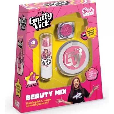 Kit Beauty Mix Emilly Vick Dos Rosa Maquiagem PRONTA ENTREGA