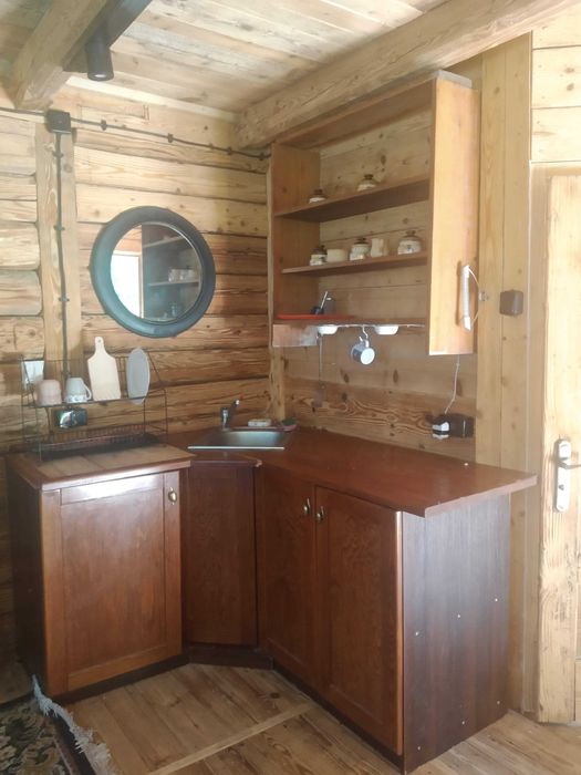 Domek drewniany z charakterem na wsi pod Krakowem