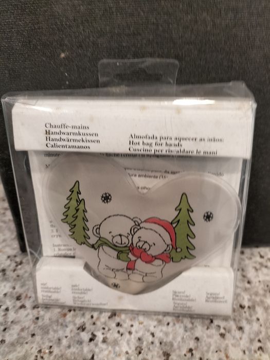 Almofada para aquecer mãos nova