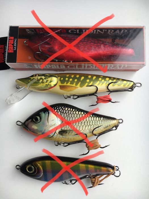 Воблера, свімбейти.