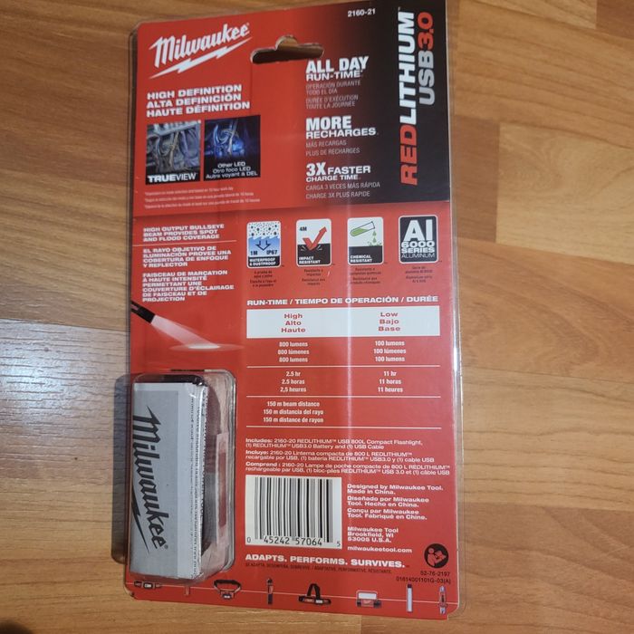 Latarka milwaukee 800 lm