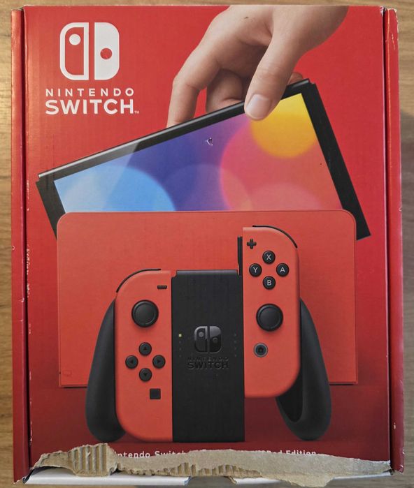 Konsola NINTENDO Switch Oled Mario Red Edition Gwarancja Polecam