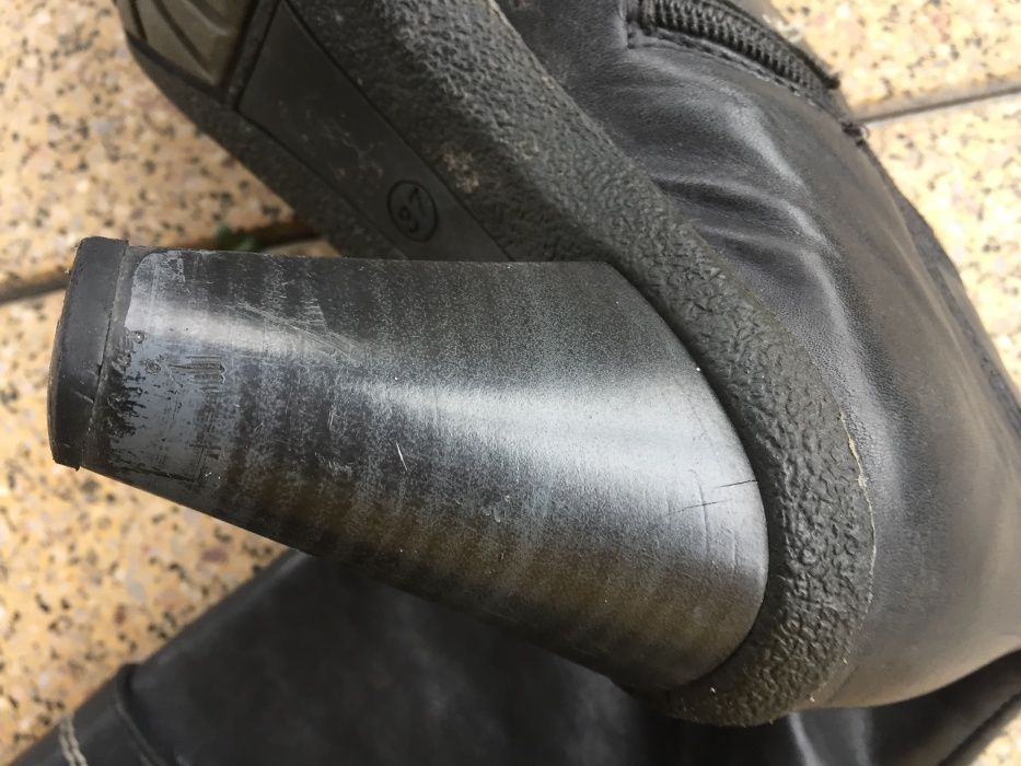 Kozaki ze skóry rozmiar 37