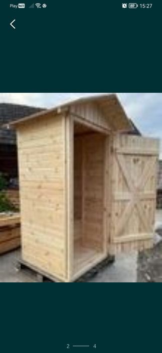 WC kibel na działkę