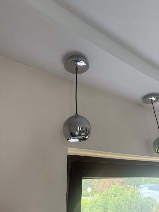 Lampa wiszac srebrne 1 szt