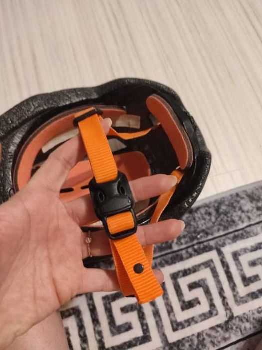 Kask na rower Btwin 500 dla dzieci roz. S - 53-56 cm.