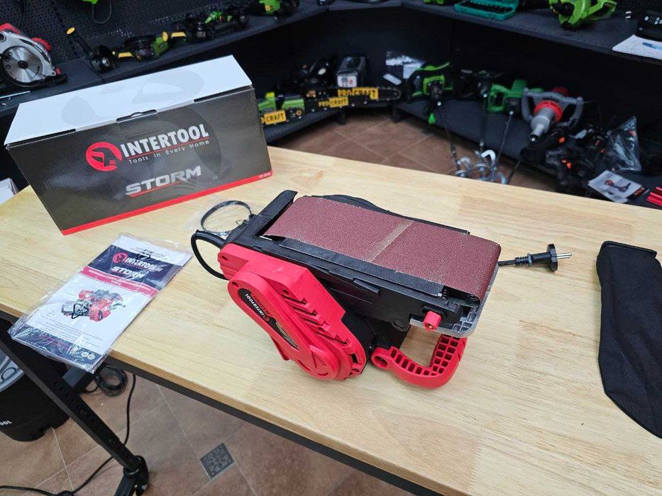 Стрічкова Шліфмашина STORM 76*533 мм Мідна обмотка Гарантія 36міс