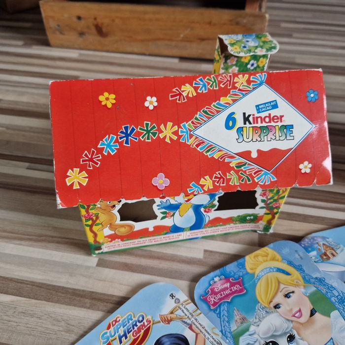 Opakowania po Kinder niespodzianka