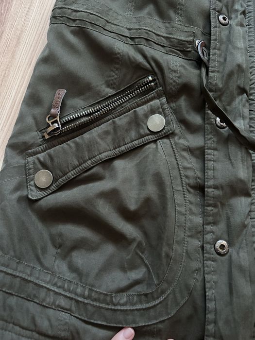 Kurtka khaki ocieplana