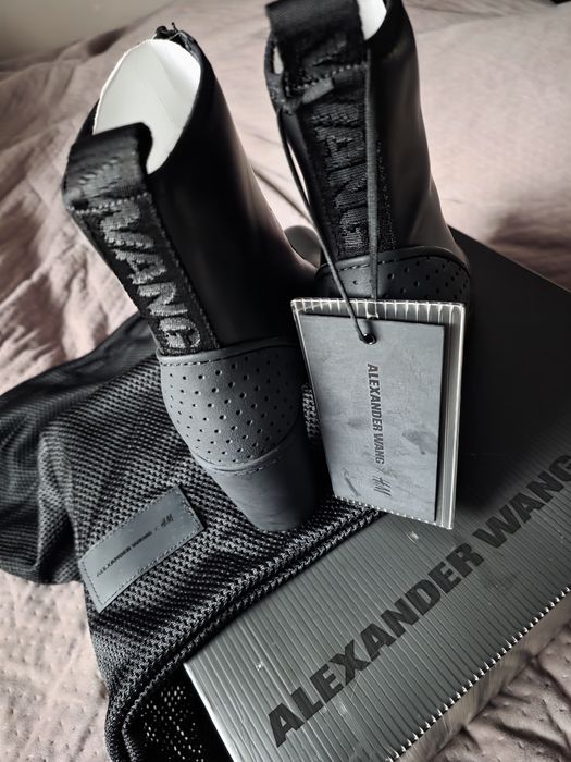 Botki czarne Alexander Wang x H&M 38