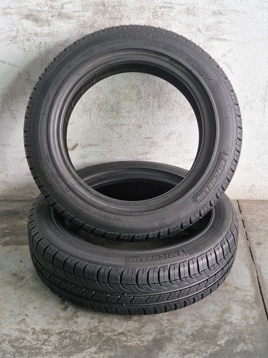 2 Pneus MICHELIN 155/65R14 Semi Novos