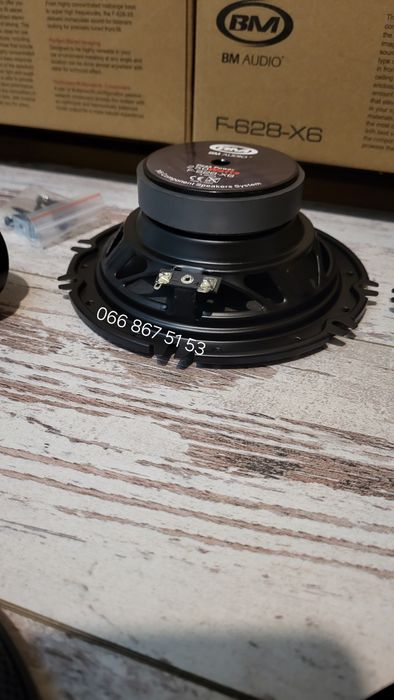16см Boschmann F-628-X6 компонентна акустика, динаміки, колонки в авто