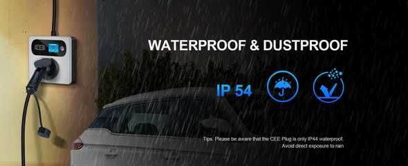 Wallbox Carregador Parede -  7 / 11 ou 22 kw - SEM CABO - C/ WI-FI
