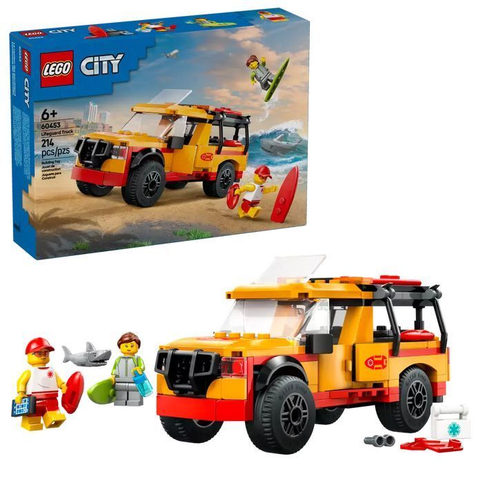 LEGO City Furgonetka ratowników plażowych 60453. LEGO