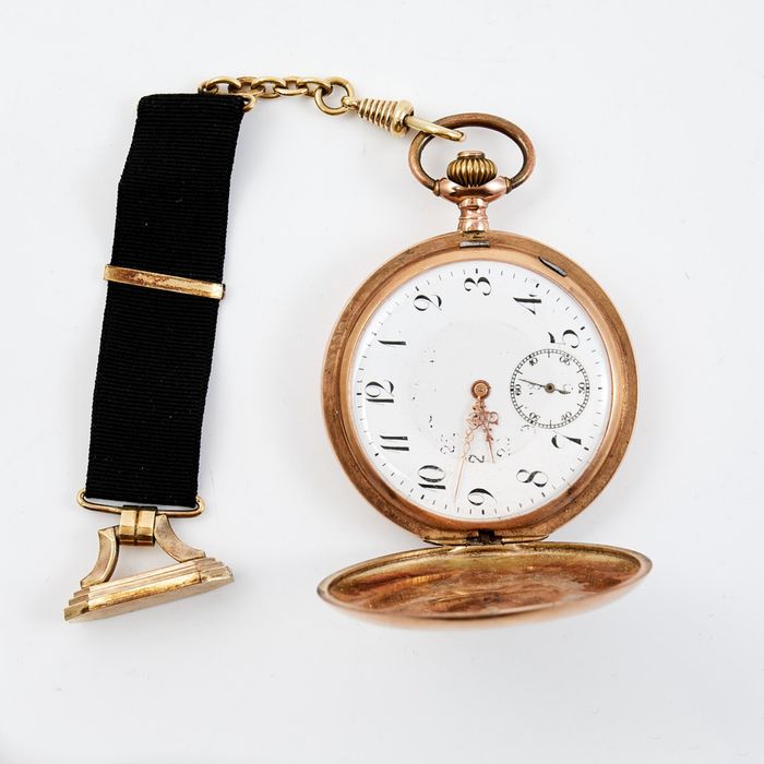 Карманные часы золото