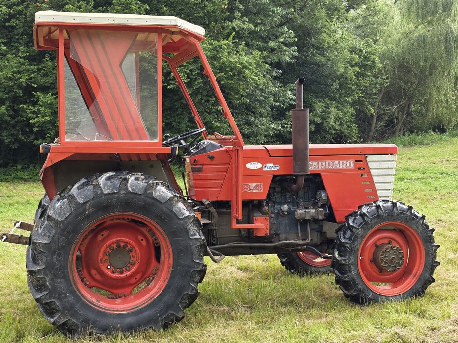 Ciągnik Carraro 68.4 - 70KM, 4 Perkins, Wspomaganie, Hydraulika, Nowe Opony