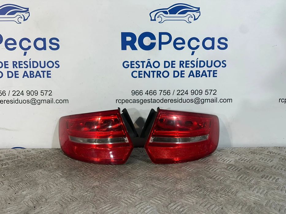 Conjunto Farolins Tras Traseiro Direito Esquerdo Original Audi A3