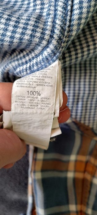 Koszula z podszewką roz. M 100% bawełna.
