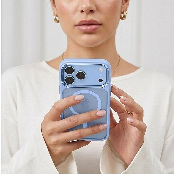 Tech-Protect Magmat Magsafe Cc Iphone 17 Pro / 18 Pro Light Blue/Clear