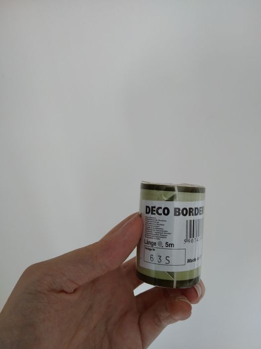 Zielony pasek ozdobny dekoracyjny na ścianę 5m