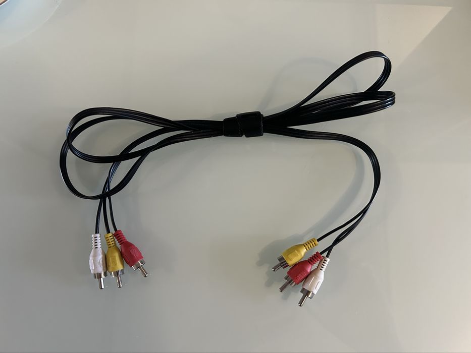 Кабель 3RCA-3RCA 1.5м (звичайний) Audio-Video тюльпани