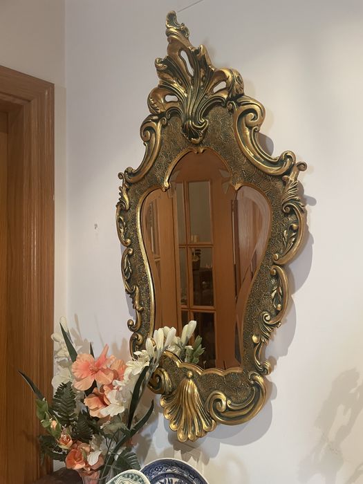 Espelho de Madeira (Talha Dourada)