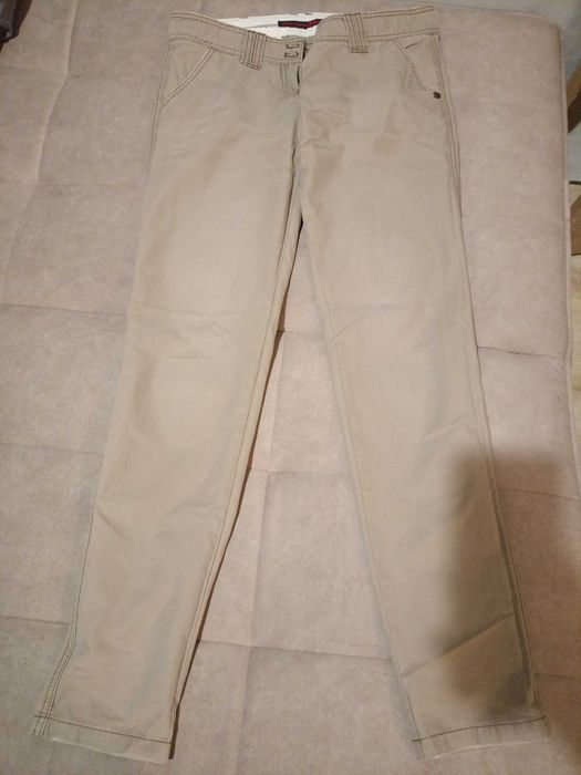 Spodnie męskie bezowe