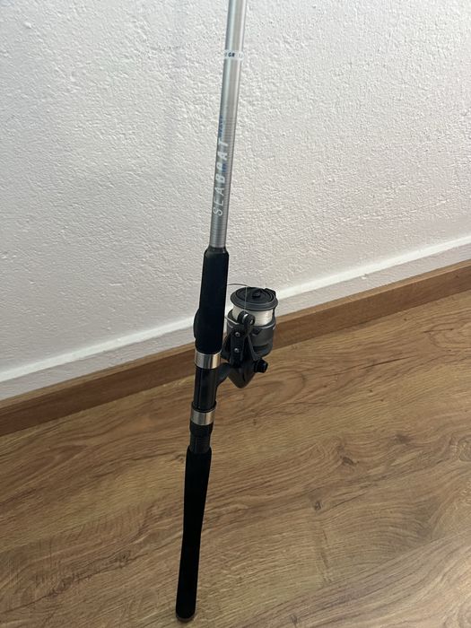 Cana de Pesca Caperlan Decathlon 80-150g + Carreto Bauxit-100 (Mar/Boat) - Bom Estado