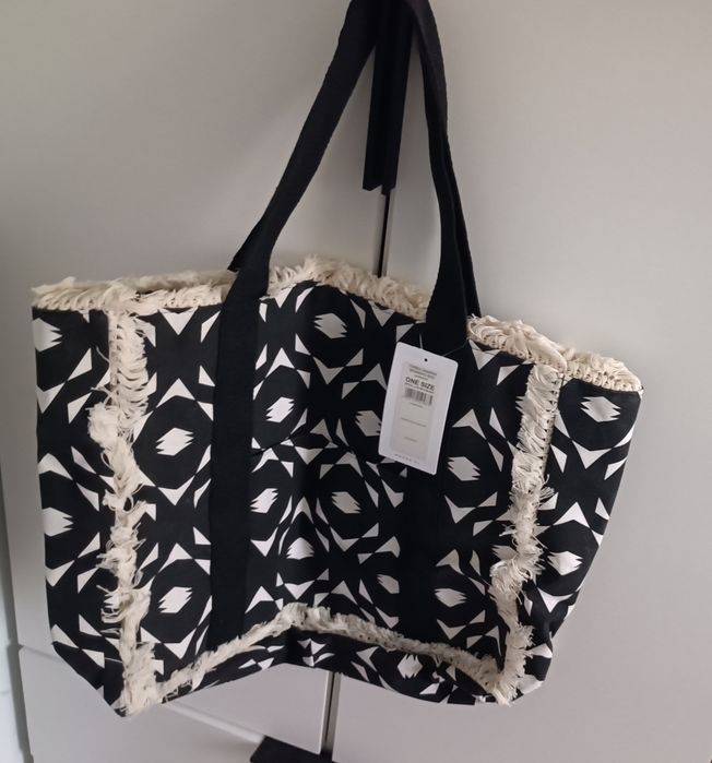Bawełniana nowa torba duża 42 na 37 cm