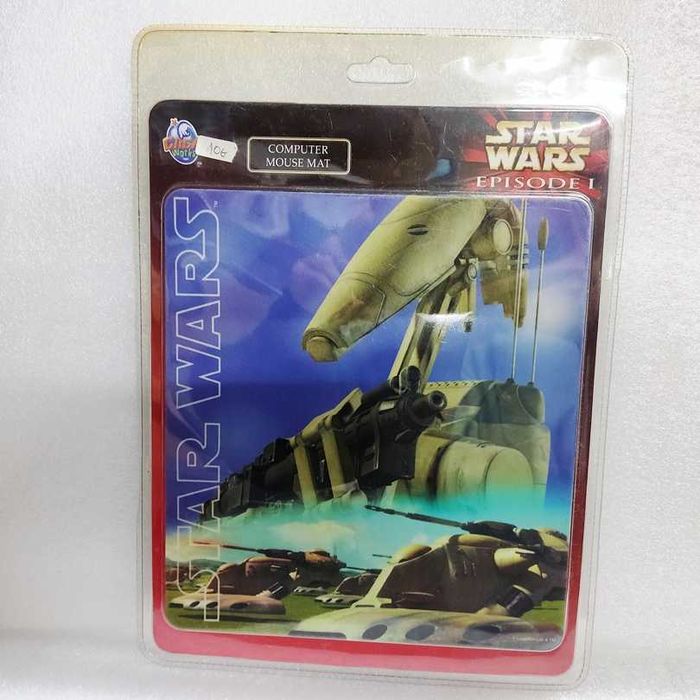 Tapete de rato Star Wars Episode 1 vintage 1999 The Phatom Menace The Battle Droids on the attack