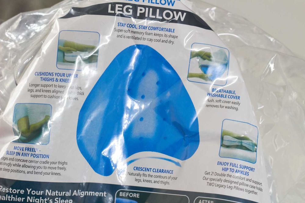 Almofada para pernas