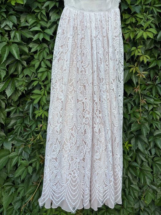 Suknia ślubna koronkowa boho rustykalna zwiewna Joanna Niemiec Ivette