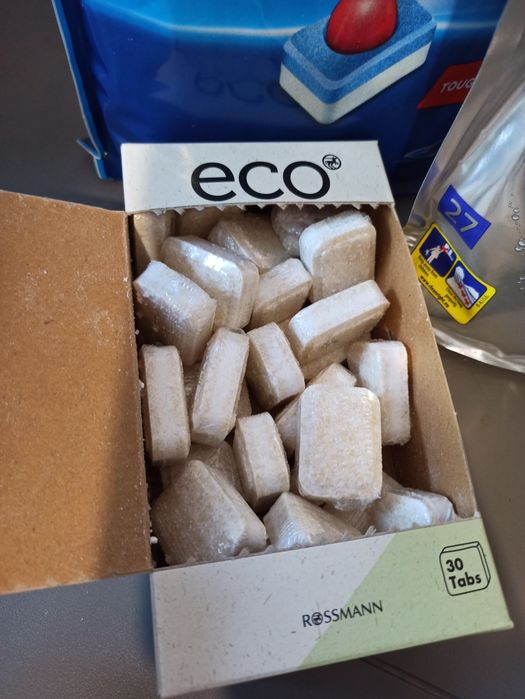 Tabletki, kapsułki do zmywarki Finish, Kraft, Ecofreude - łącznie ok. 110 szt