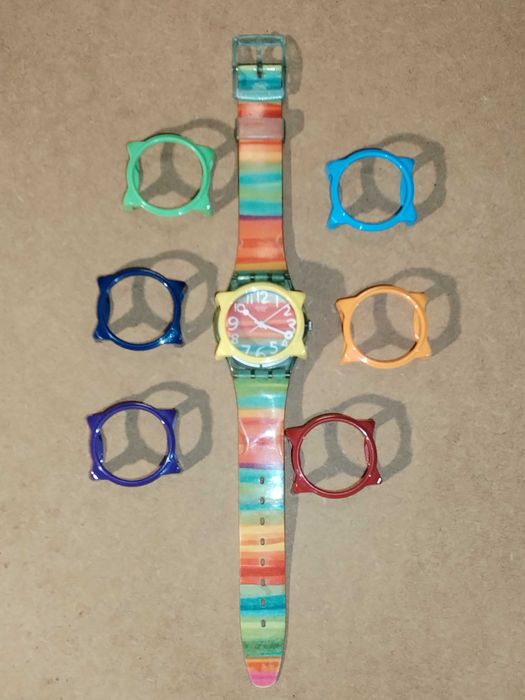 Seven Swatch Guard Too Pieces for Swatch Plastic Watch