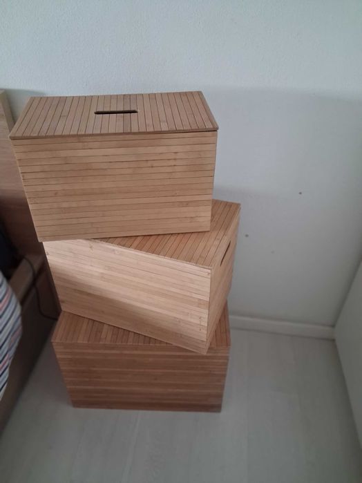 Conjunto 3 Caixas arrumação