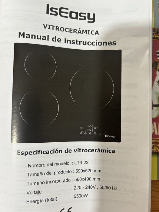 Placa vitroceramica Iseasy LT3-22