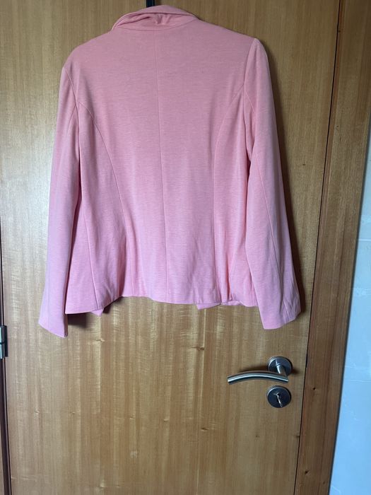 Blazer rosa cintado