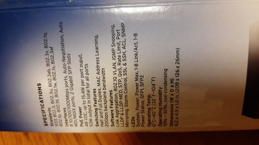 Продаю Комутатор TP-LINK TL-SG2210P