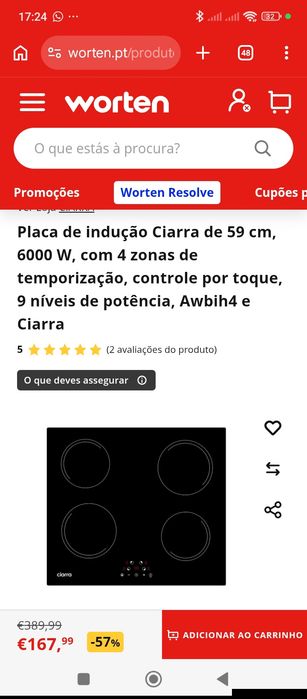 Placa de indução