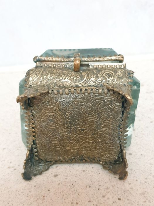 Excelente antiga vitrine de relógio de bolso francesa