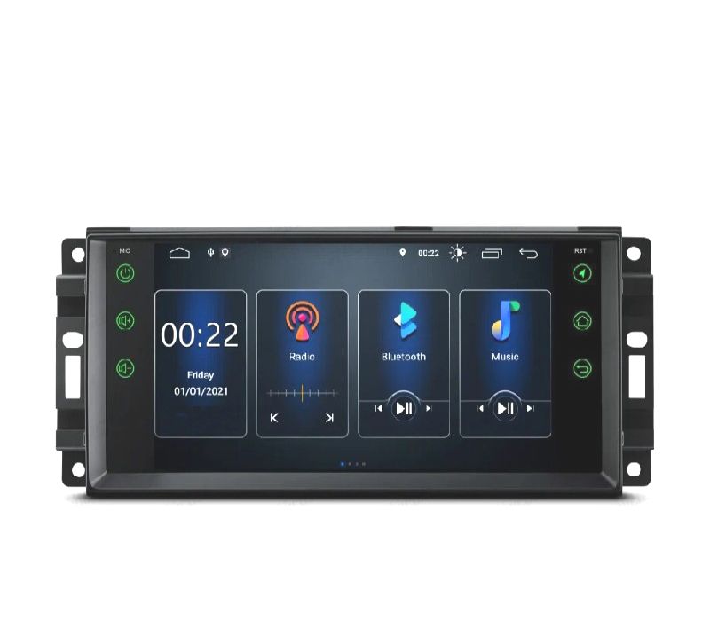 AUTO RÁDIO GPS ANDROID 10 PARA DODGE JEEP CHRYSLER 07-11