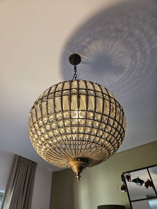 Candeeiro de suspensão Art Déco / vintage