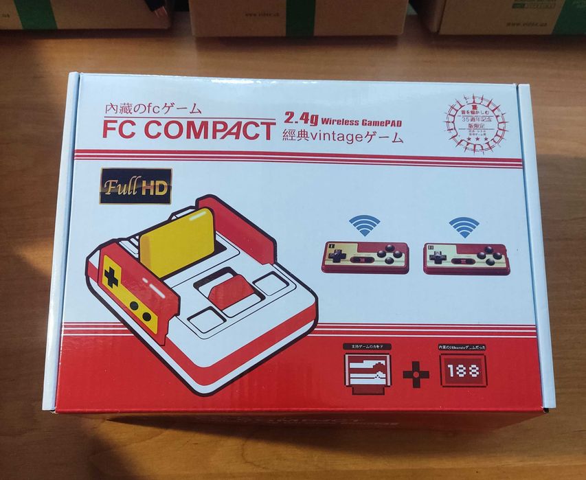 Ігрова приставка Dendy +БЕЗДРОТОВІ джойстики +ШДМІ +188 ігор! НАЛОЖКА!