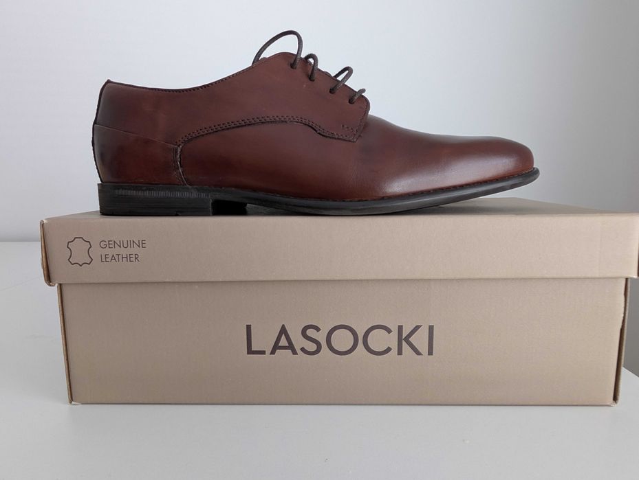 Używane buty męskie Lasocki MIKI-42 MB | Skóra naturalna | Rozmiar 44
