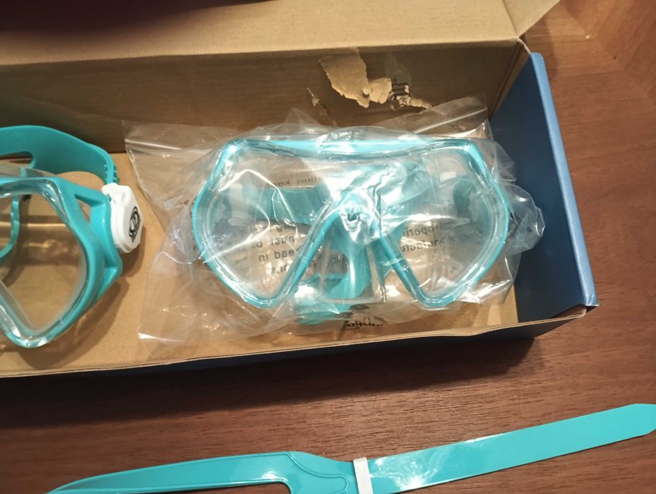 Conjunto mergulho e natação