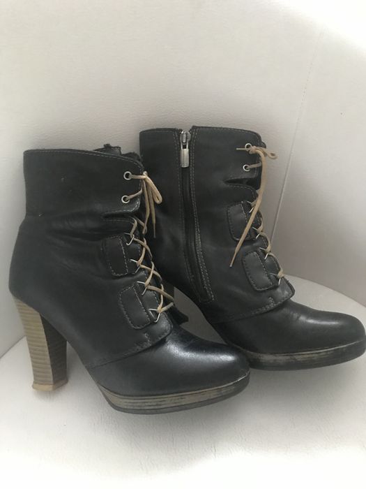 Botki skórzane damskie Dolce Pietro r. 38/24 cm