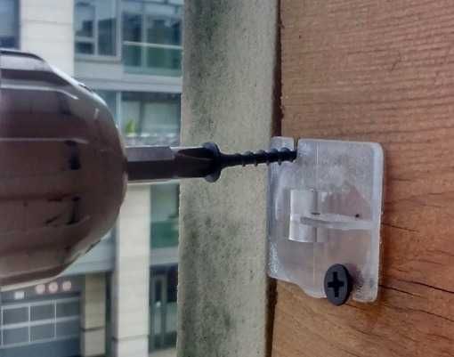 Komplet Siatka na balkon z uchwytami mont. Dł 19 m. x sz 1,40m nowa
